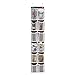 MaidMAX Over the Door Shoe Organizer, 12 Mesh Pockets with 2 Metal Hooks, Brown, 58 Inches High