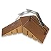 Tech Deck 20075297  - Build-A-Park - Flat Ramp Grind Rail (Brown) Customize Your Park By Building It Your Way!, Multi