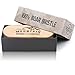 Beard Brush for Men - 100% Pure Boar Hair Natural Bristle for Beard, Moustache - Handmade Wood Handle – No Snags, No Scratch, Gentle Bristle Combing Brush