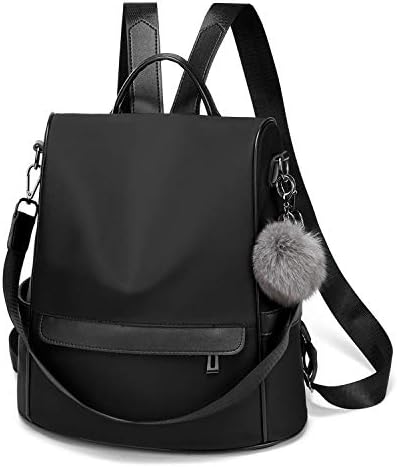 Women Backpack Purse Nylon Anti-theft Fashion Casual Lightweight Travel School Shoulder Bag