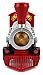 Locomotive Steam Train Engine Car Bubble Blowing Bump & Go Battery Operated Toy Train w/ Lights & Sounds