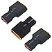 3PCS ShareGoo No Wires Male XT90 XT-90 Plug to Female Deans T Plug Adapter Connector Wireless Conversion for RC Lipo NiMH Battery Charger