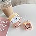 AKXOMY Compatible with AirPods Case Boba Tea, Airpods 1&2 Case Milk Tea, Airpods Accessories Kits Protective Silicone Cover and Skin for Apple Airpod Case (Bubble Tea)