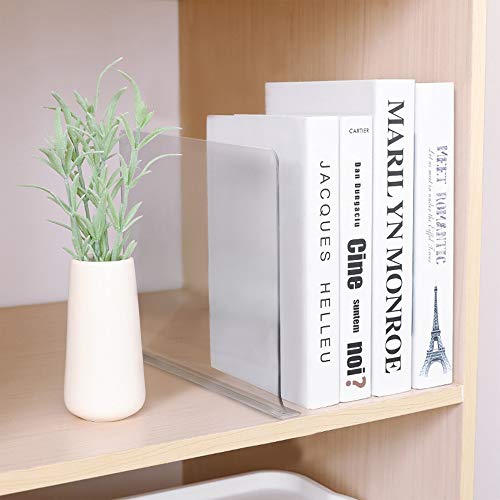 Sorbus Acrylic Adhesive Shelf Divider Organizers, w/Self Adhesive Tape