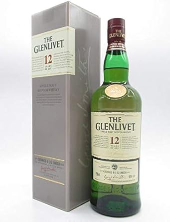 Amazon Co Jp 旧ラベル ザ グレンリヴェット 12年 43度 750ml 箱にやや傷みあり 並行輸入品 食品 飲料 お酒