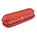 Beats by Dr. Dre Pill 1.0 / 2.0 Bluetooth Wireless Portable Speaker Replacement Hard Carrying Case / Travel Bag (Red)