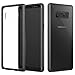 Samsung Galaxy Note 8 Clear Case, MoKo Slim Lightweight TPU Gel Bumper Shock-absorbing Rigid Transparent Back Cover Anti-scratch Protective Case for Samsung Galaxy Note 8 (2017) - Black + Clear