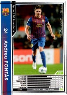 Amazon Wccf 11 12 サッカーゲームキング付録 白 アンドレウ フォンタス トレカ 通販