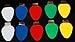 Reflective Christmas Light Bulb-Shaped Magnets