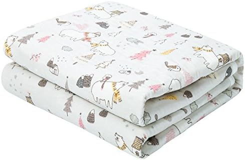 Baby Kid Waterproof Mattress Pads - Non Slip Breathable Bed Protector Menstrual Pads (Bear &amp; Bird, S (17.7x 11.8 Inch))