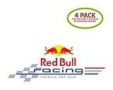HTM Redbull Racing F1 Team Sticker Vinyl Decal 4 Pack
