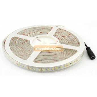 V-TAC tira LED 3528 120 LED/MT IP65 12 V impermeable luz fría 5 mt 10501: Amazon.es: Iluminación