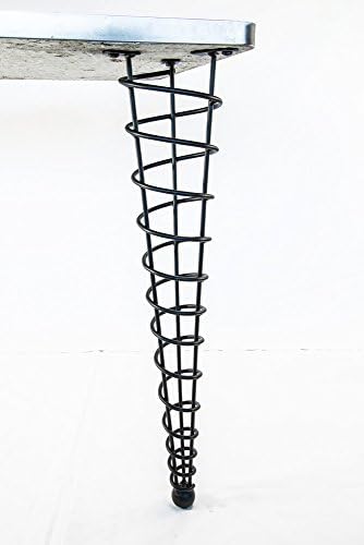 Handmade Modern Metal Table Leg, 28-Inch Height, Straight, Single Leg