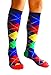 Compression Socks (1 pair) for Men & Women - BEST for Running, Nurses, Shin Splints, Flight Travel, & Maternity Pregnancy - Boost Athletic Stamina, Circulation & Recovery (i-Argyle, Large/X-Large)