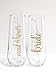 Gold Maid of Honor Stemless Champagne Flute- Bridal Party Gift