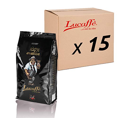 Lucaffé Kaffeebohnen - Mr. Exclusive - 15er Pack (15 x 700g) - 100% Arabica - Verpackung sorgt für langanhaltendes Aroma…