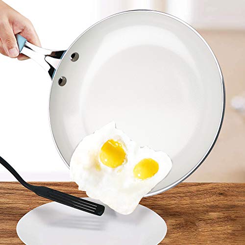 Induction Pots and Pans Set, Cookware Set with Silicone Grip, NonStick