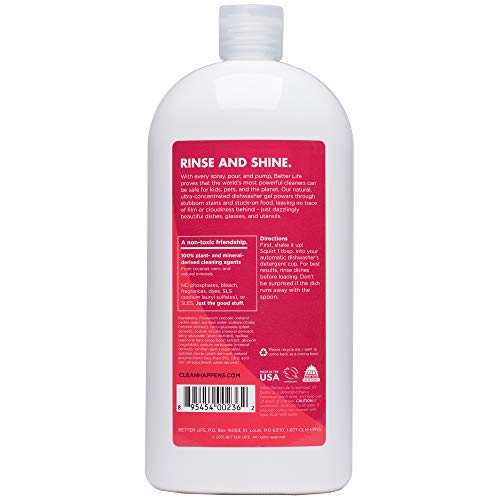 Better Life Natural Dishwasher Gel Detergent, 30 oz Pricepulse