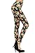 N318-PLUS Midnight Bloom Printed Stylish Leggings