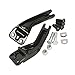 XFMT Black Passenger Foot Peg Support Kit For Harley Dyna Super Glide Street Bob 2006-2017