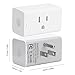 WiFi Smart Plug, ZTHY Wireless Mini Outlet Switch with Timer Function,Work with Alexa,Google home and IFTTT, No Hub Required, Remote Control Devices from Anywhere, Occupies Only One Socket