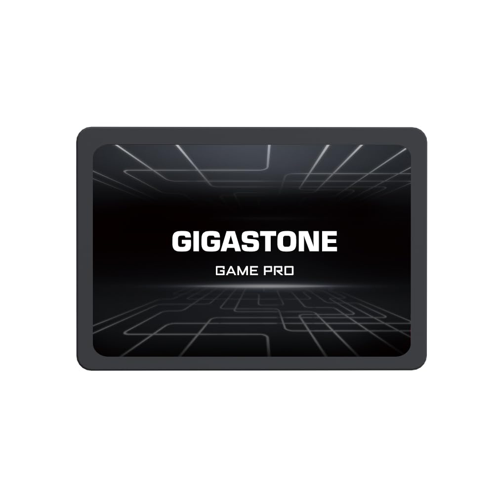 Gigastone SATA SSD 512GB 2.5 inch SSD 530MB/s Upgrade Laptop PC Memory and Storage PS4 HDD Replacement 2.5" Internal Solid State Hard Drives SATA III SLC Cache 3D NAND Game Pro Performance