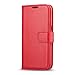 J&D Case Compatible for Galaxy S7 Edge Case, [Wallet Stand] [Slim Fit] Heavy Duty Protective Shock Resistant Flip Cover Wallet Case for Samsung Galaxy S7 Edge Wallet Case - Red