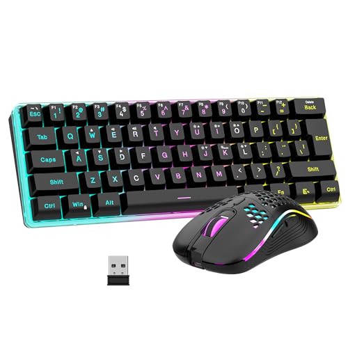 RedThunder Wireless Gaming Keyboard and Mouse Combo