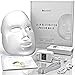 Lacomri 7 Color LED Light Therapy Acne Mask - LED Mask Skin Rejuvenation - Anti Aging - Reduce Wrinkles - Red Light Treatment - Photon Lights - Korean Skin - Home And Professional Facial Beauty Device