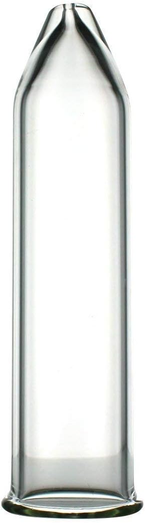 Glass Extractor Extraction Filter Tube 12" Long 50mm Diameter Clear with Stainless Steel Clamp