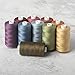 Connecting Threads 100% Cotton Thread Sets - 1200 Yard Spools (Set of 10 - Country Garden)