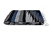 Open Road Goods Handwoven Mexican Diamond Blanket, Throw, or Yoga Bolster - Black & Grey Diamond Pattern Blanket - Midnight