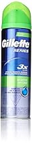 Gillette Series 3X Action Shave Gel, Sensitive, 7 Ounce (Pack of 6)