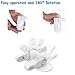 Comfy mee Door Lever Lock For Kids,Child Safety Proof Handle Door Lock(Pack of 2)