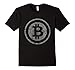 Mens Vintage Bitcoin T-Shirt For Crypto Currency Traders XL Black