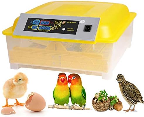 Anfan 80W Automatic 48 Digital Egg Incubator Hatcher,Egg Turning Temperature Control (48eggs)