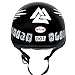 Outlaw T-72 Dual-Visor Glossy Motorcycle Half Helmet with Graphics of Viking God and Viking Symbols - Small