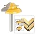 QLOUNI 45 Degree Lock Miter Bit 1/4 Shank Router 1-3/8