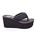 Soda Womens Sandals Wedge EVA Platform Heels Flip Flops Black White OXLEY-S