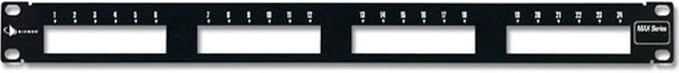 Product image for SIEMON MX-PNL-24 24 MAX PATCH PANEL 24PORT BLANK