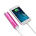 RAVPower Portable Charger 3200mAh External Battery Pack Power Bank with Ultra bright flashlight(3rd Gen Mini, iSmart Technology, Apple Adapter Not Included)for Phones, Tablets and more-Pink