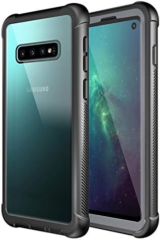 Justcool Samsung Galaxy S10 Case 6.1 Inch Without Built-in Screen Protector (NOT for S10 Plus), Shockproof Cover with Bumper Slim Thin Case Compatible with Samsung Galaxy S10 (2019), Clear