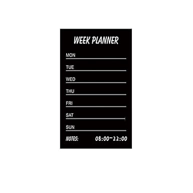 EMOGA Calendario Pizarra Grande y Borrable con Calcomanía para ...