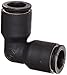 Legris 3102 60 00 Nylon Push-to-Connect Fitting, 90 Degree Union Elbow, 3/8