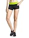 Baleaf Women's Workout Yoga Running Boy Cut Foldover Shorts Inner Pocket Lime Punch Size S