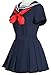 ROLECOS Himiko Toga Cosplay Costume MHA BNHA Outfit Japanese Sailor Dress S