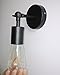 BOKT Perfectshow Minimalist 1-Light Wall Sconces Vintage Lodge Iron Rustic Retro Nostalgic Edison Lodge Lamp