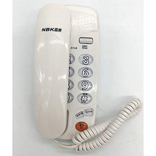 DH-NATN Telephones Corded Phones Wall Phone Table Wall Dual-use Wall-Mounted Telephones Home Fixed Telephone landline Bread Machine Extension Bring Lights - - Thumbnail 2