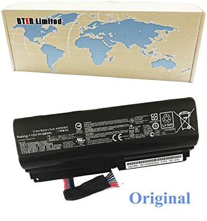 Bter 15V 88Wh Laptop Battery for ASUS ROG G751JY G751JM G751JT GFX71JY GFX71JT Notebook A42LM93 4ICR19/66-2 Laptop
