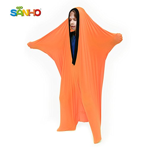 Sanho Yopo Dynamic Movement Sensory Sox, Large,9-12 years old, 56''LX28''W Orange